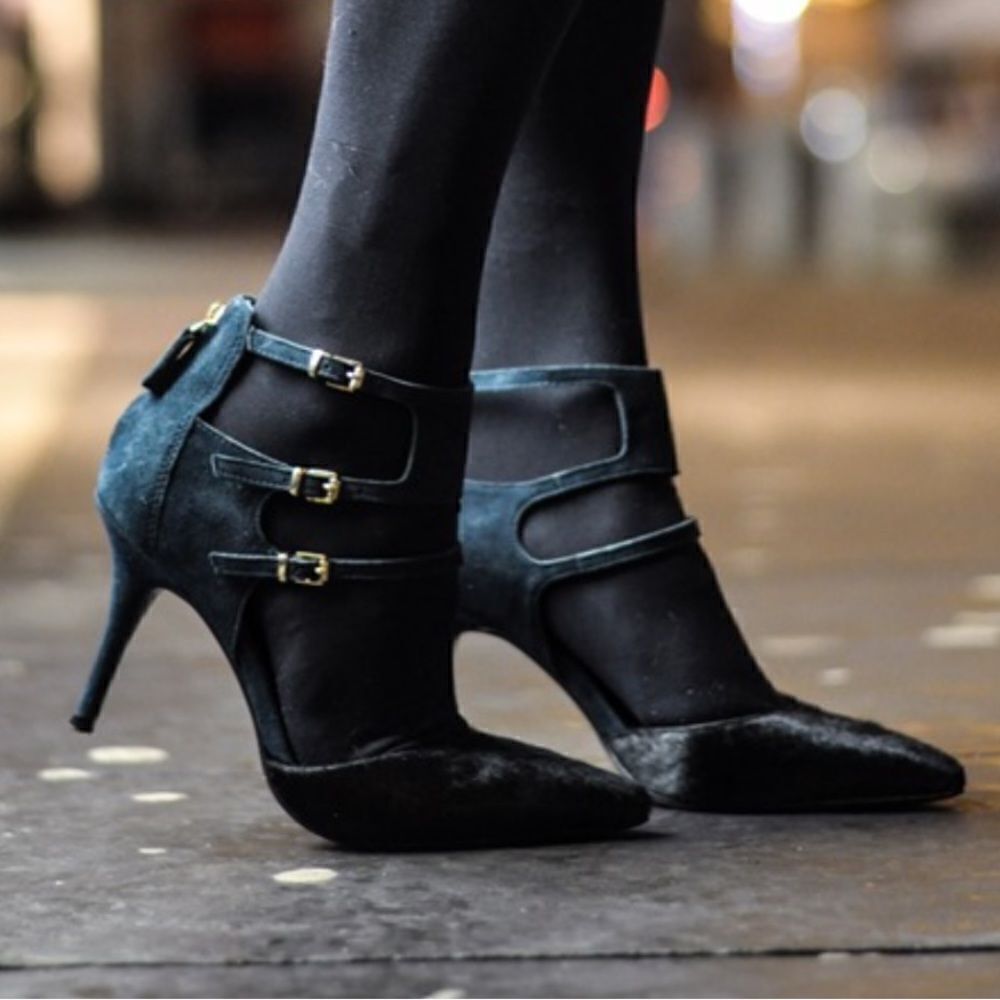 REISS Ankle Strap Heels